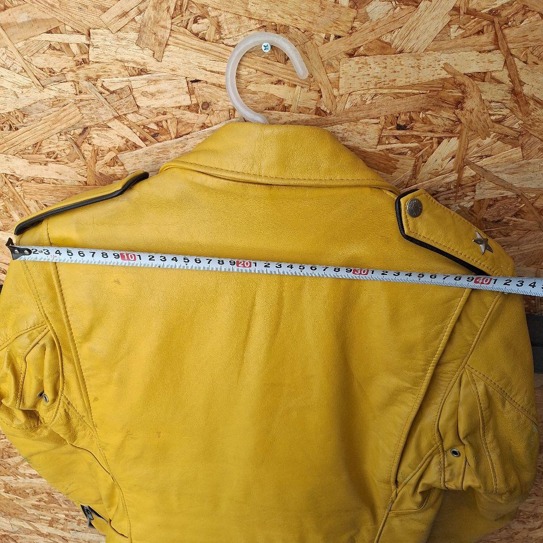 K*）様 激レア　SCHOTT 818Mustard　SIZE 34 バイカータ