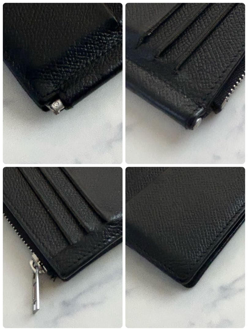 メゾンマルジェラ マネークリップ 二つ折り財布 小銭入れ カードケース