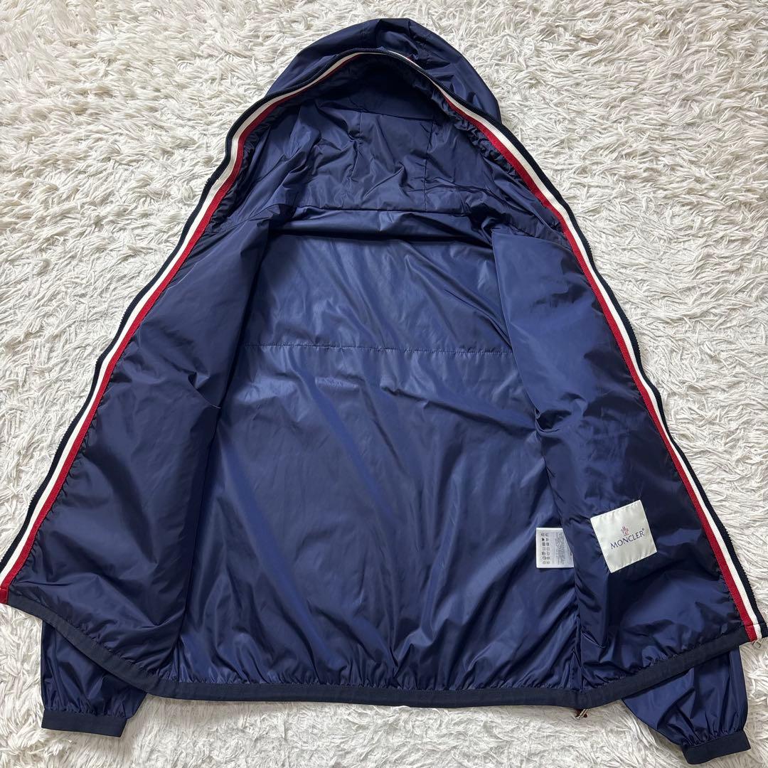 美品 MONCLER ANTON ナイロンジャケット 1 ネイビー