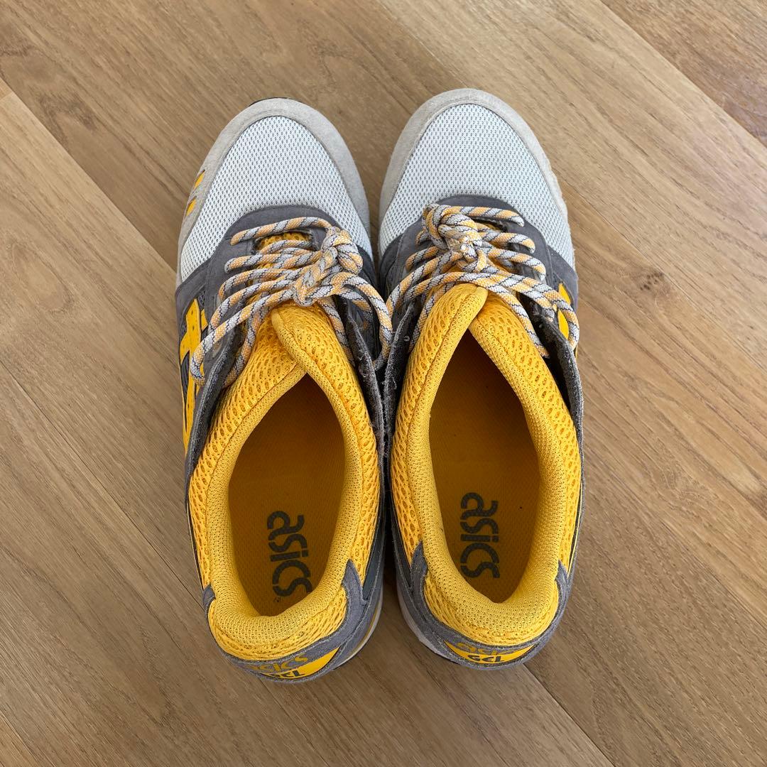 靴 ASICS GEL LYTE III GREY/GOLD FUSION 27.5