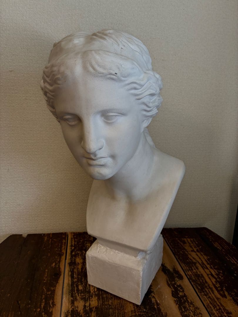 石膏像　ミロのヴィーナス　胸像　オブジェ　置物　美術　デッサン　アート　レトロ