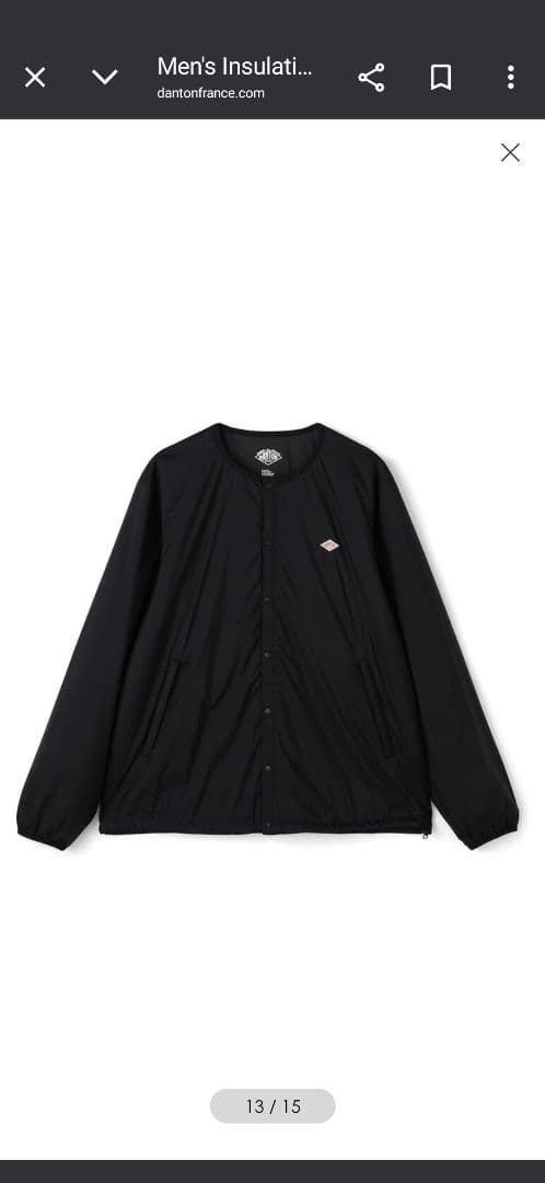 （新品）DANTON Men's Insulation Jacket