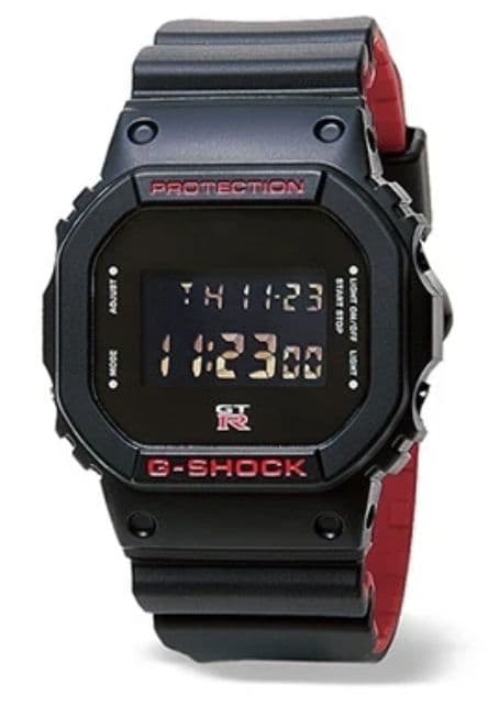 G-SHOCK 日産 GT-R デジタル腕時計 ブラック/レッド