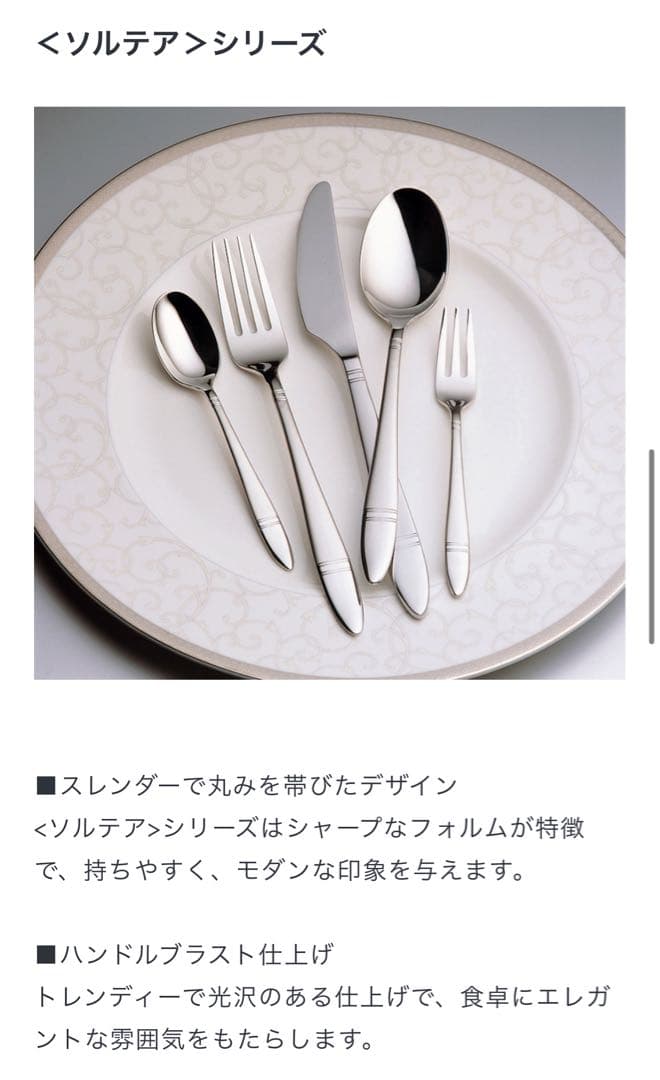 ラッキーウッド カトラリーセット　ソルテア　ディナーセット〈25本セット〉