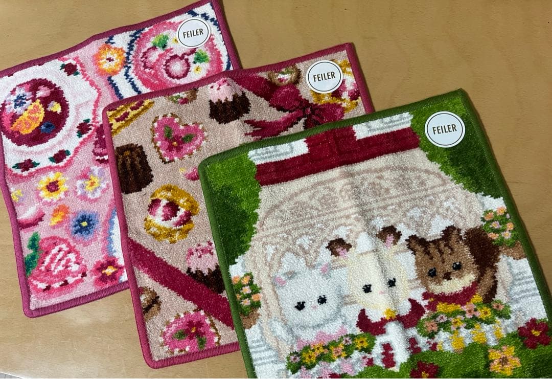 フェイラー　ハンカチ　3種