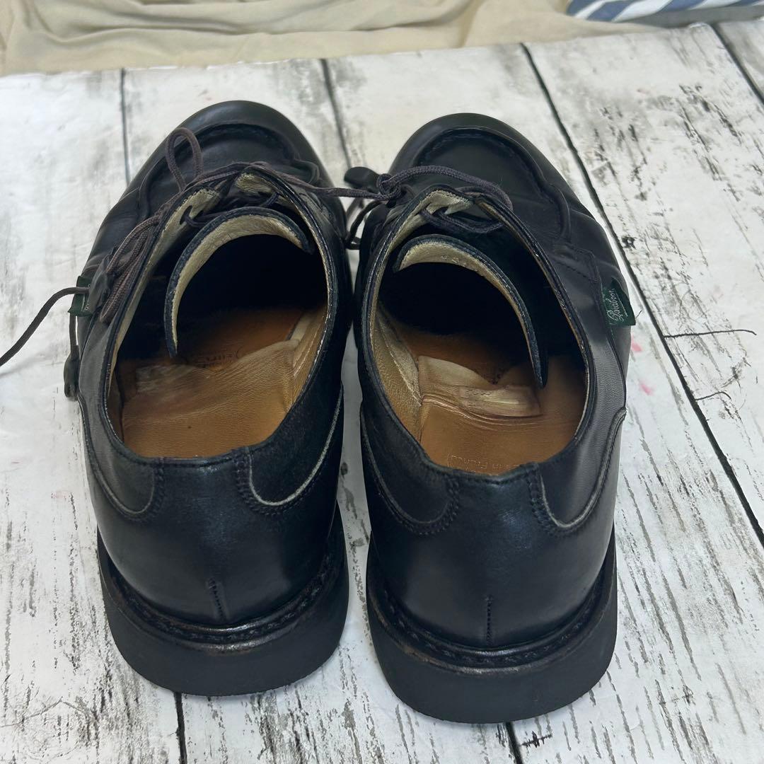 シクラメン パラブーツ シャンボード Uチップシューズ　ブラック 24cm