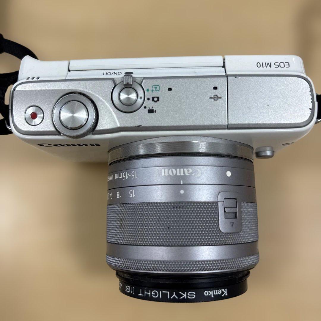 Canon EOS M10 ホワイト EF-M 15-45mm