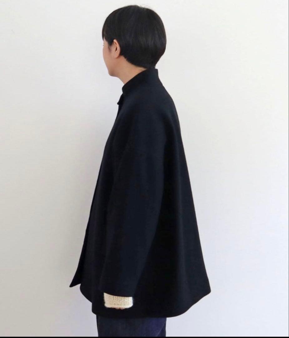 新品未使用 yuni ウールショートコート クロ