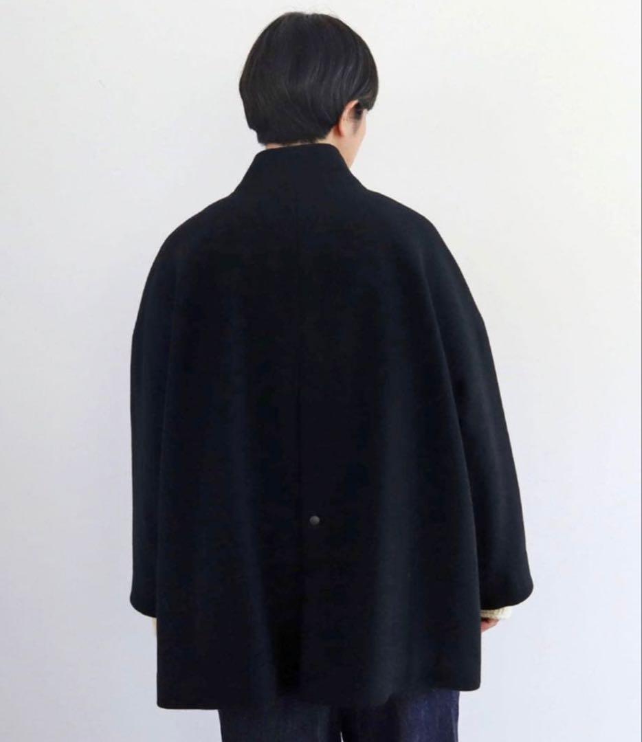 新品未使用 yuni ウールショートコート クロ