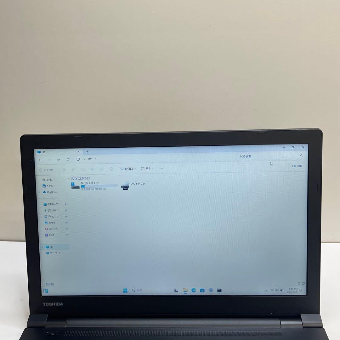 #801 東芝 Dynabook B65/M i3-8130U 8GB 256G