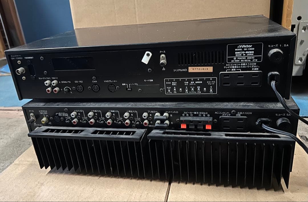 Victor MA-200 ミキサーアンプ &GK-C800 音楽コントローラー