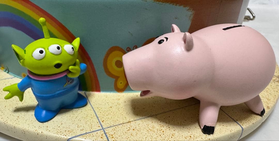 ディズニーストア トイストーリー3 オルゴール付きスノーグローブ