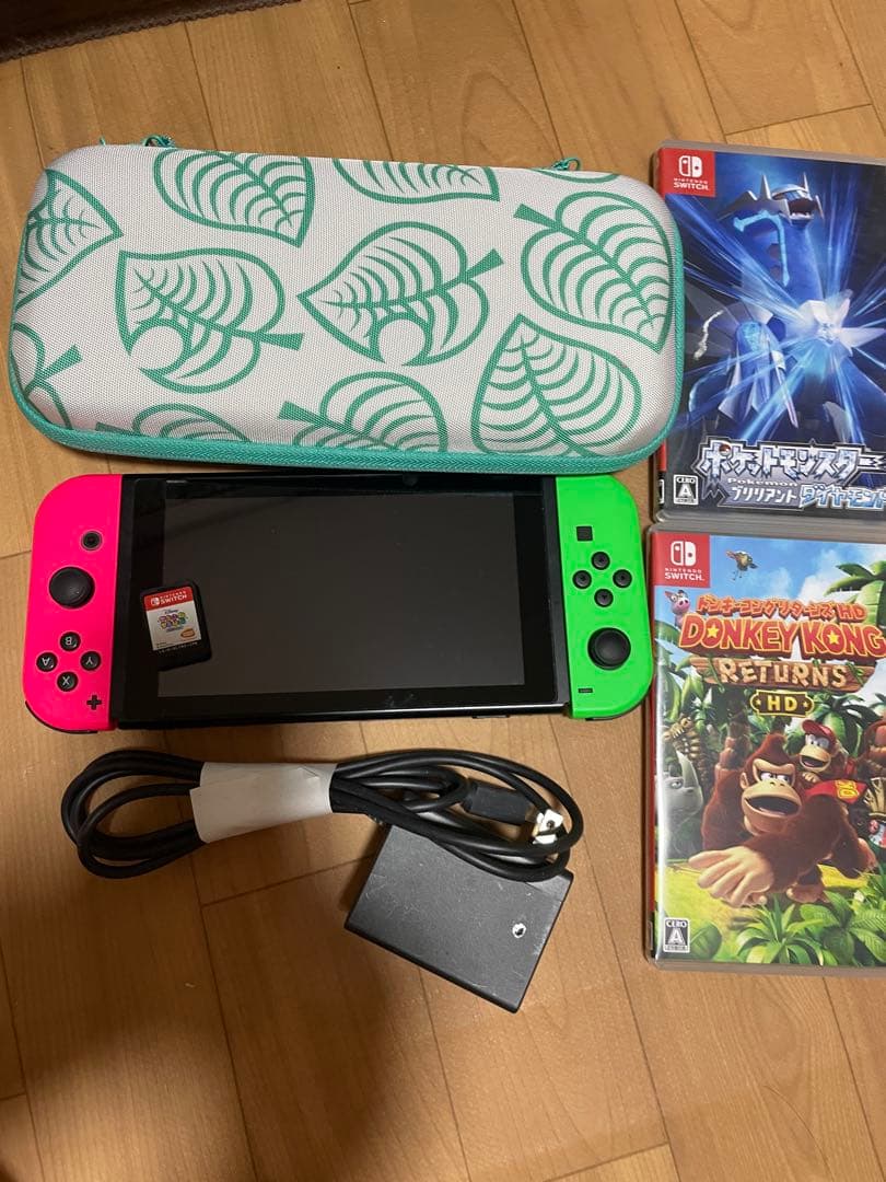 最終値下げ任天堂NintendoSwitch本体・Switchケース・ソフト3点
