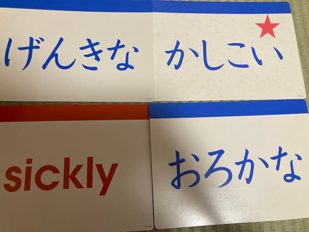 七田式 フラッシュカード かな絵ちゃん BCセット 8カ国語版