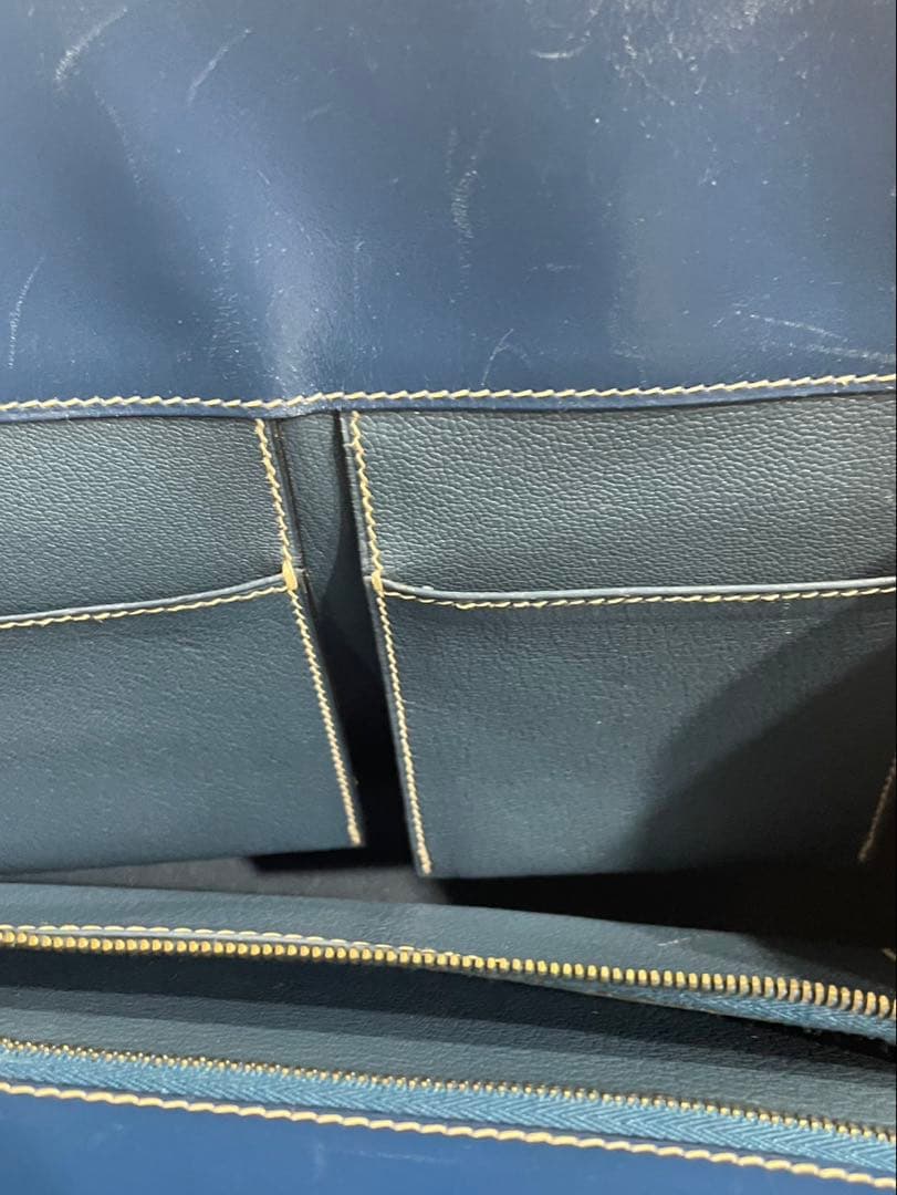 HERMES エルメス　ホワイトバスＧＭ　ビジネスバッグ