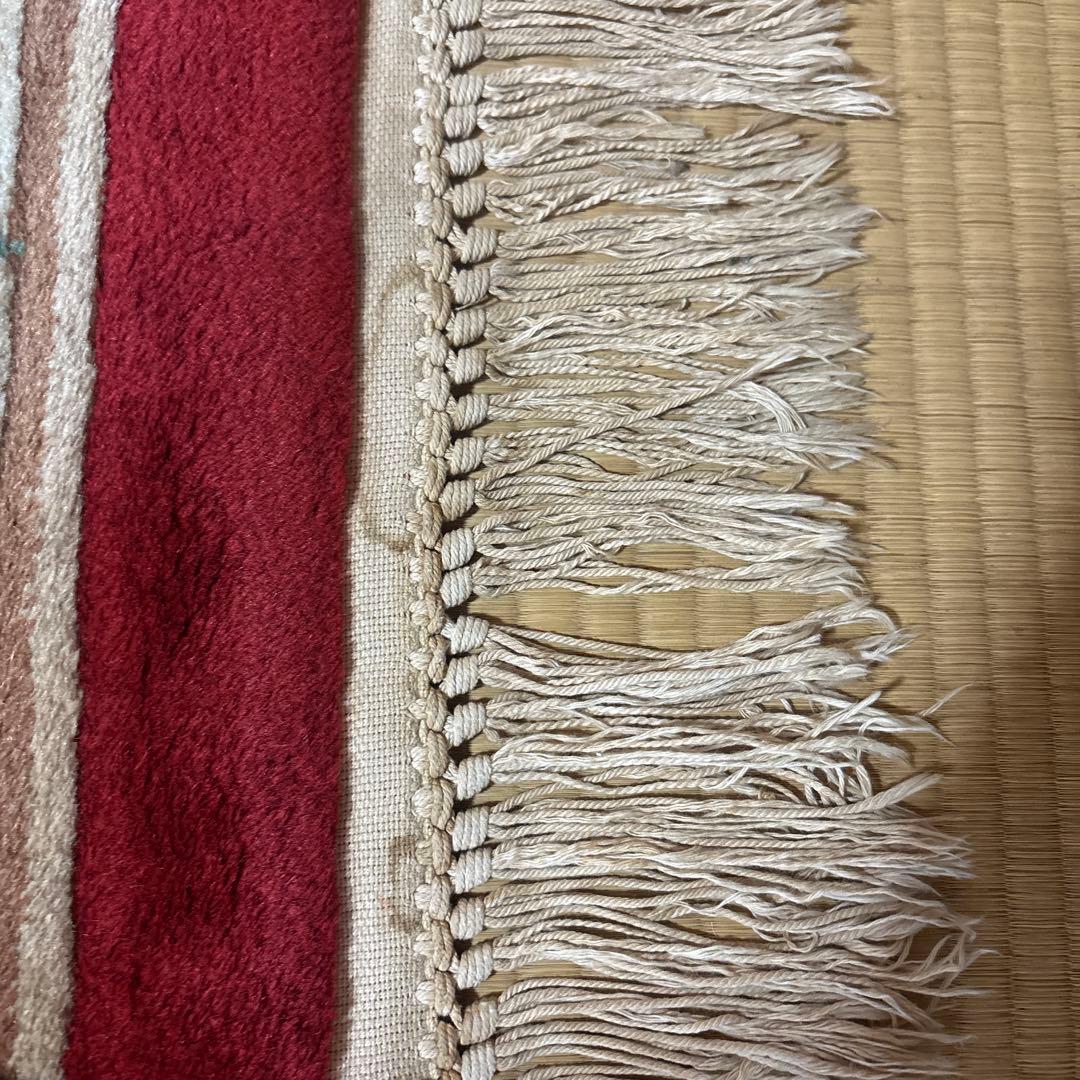 中国段通 花柄 カーペット織物 絨毯 じゅうたん ラグ マット 敷物 インテリア