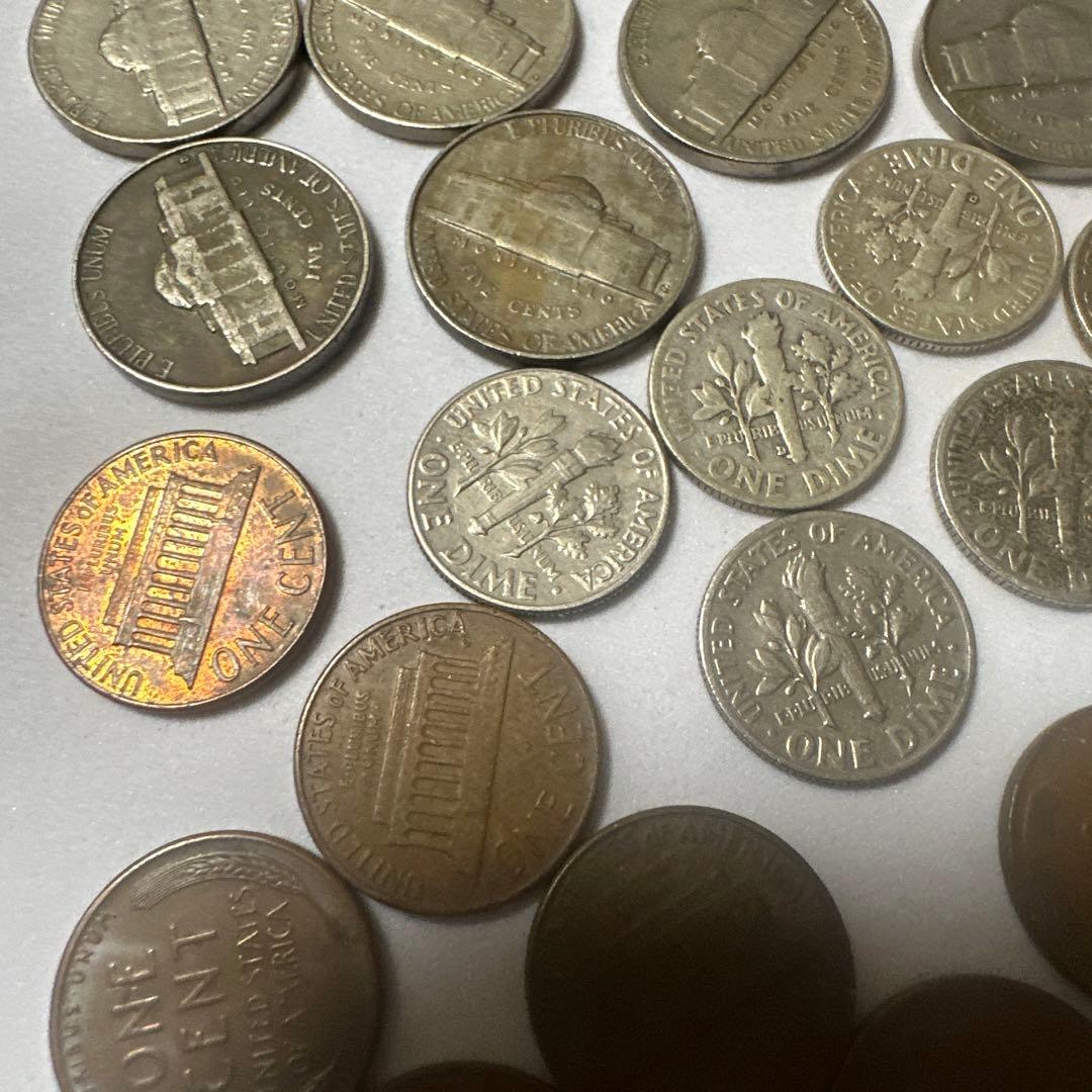 アメリカ　硬貨　旧硬貨