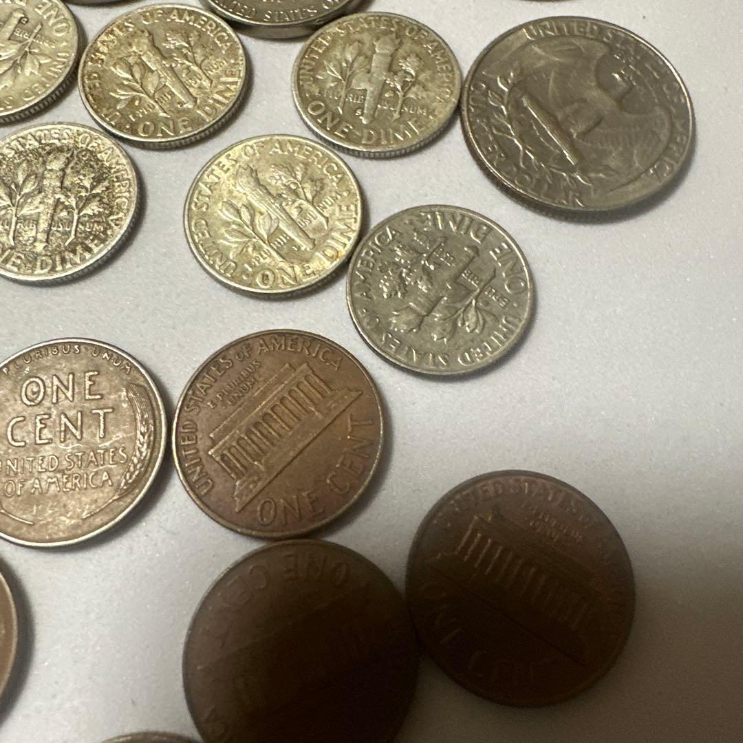 アメリカ　硬貨　旧硬貨