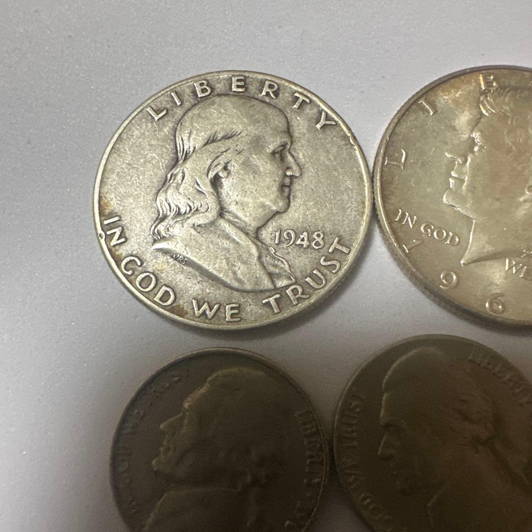 アメリカ　硬貨　旧硬貨