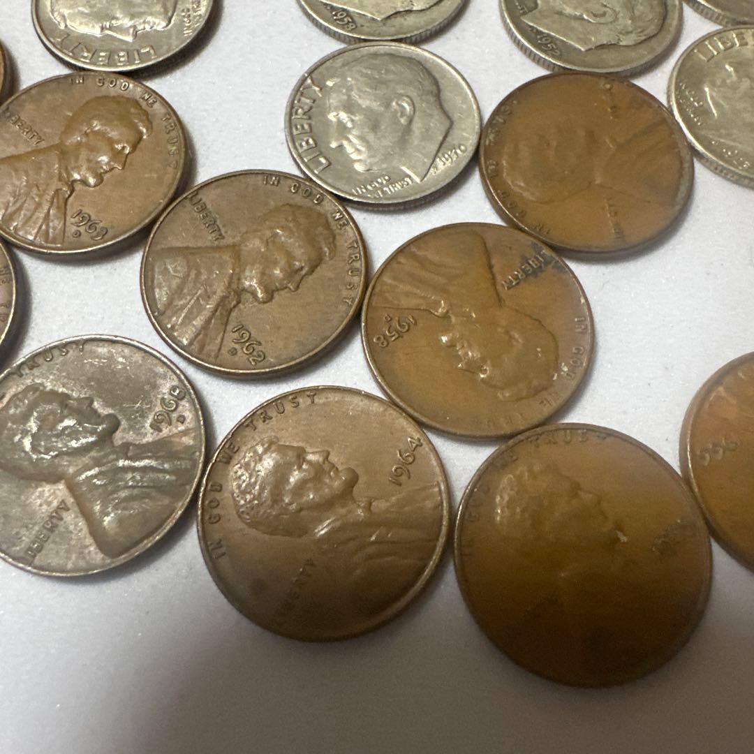 アメリカ　硬貨　旧硬貨