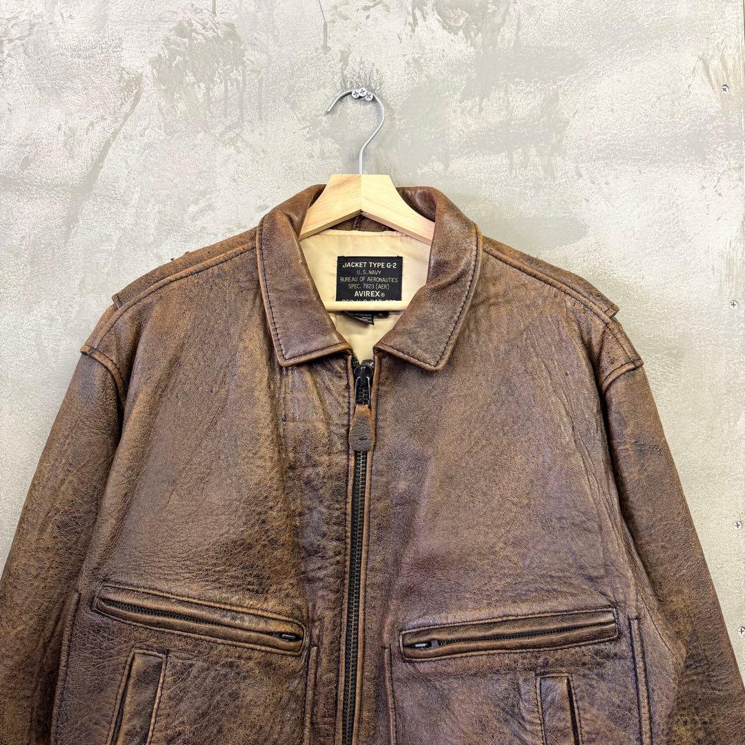 AVIREX G2 レザージャケット フライトジャケット アヴィレックス
