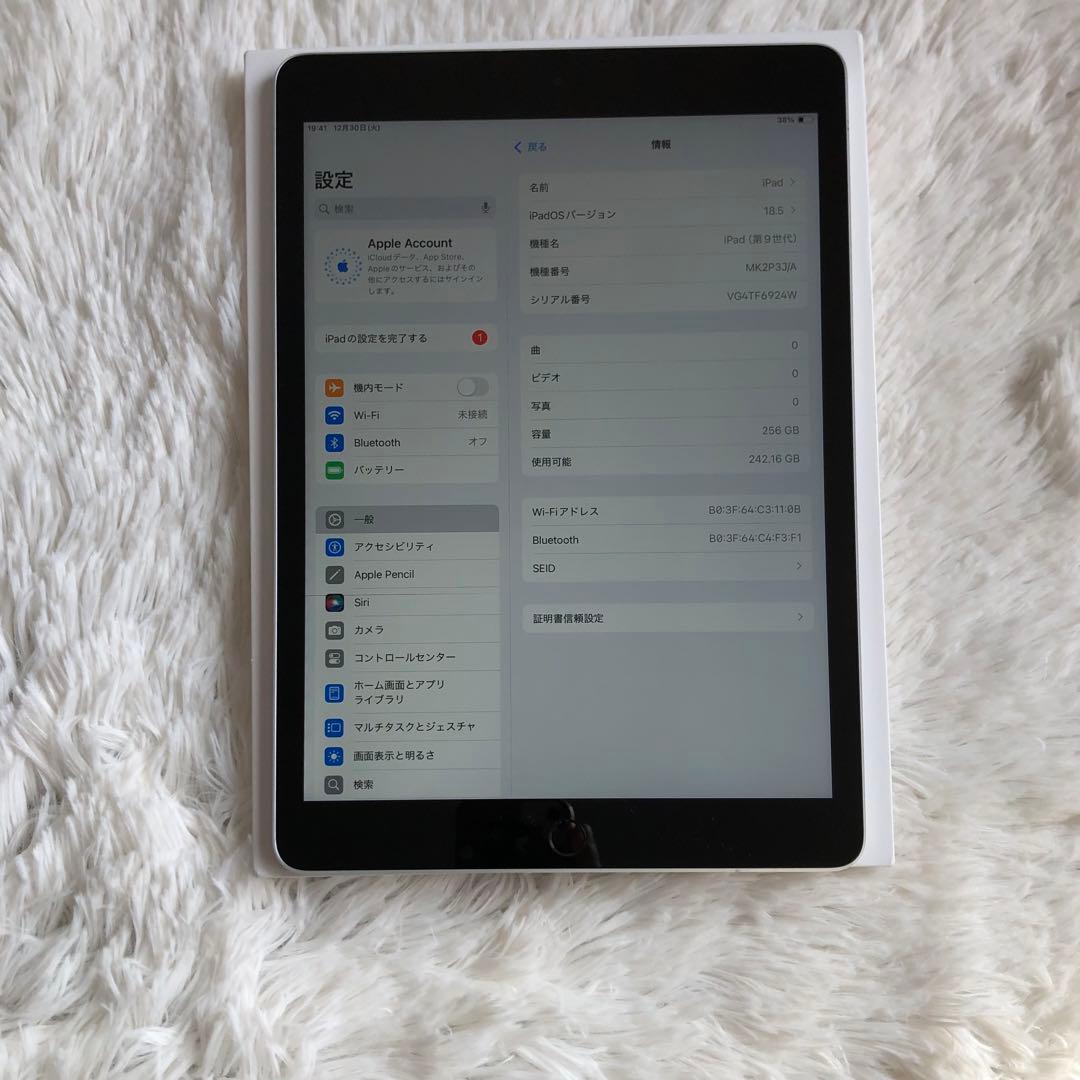 【年始割】iPad 第9世代 256GB 【すぐ発送】