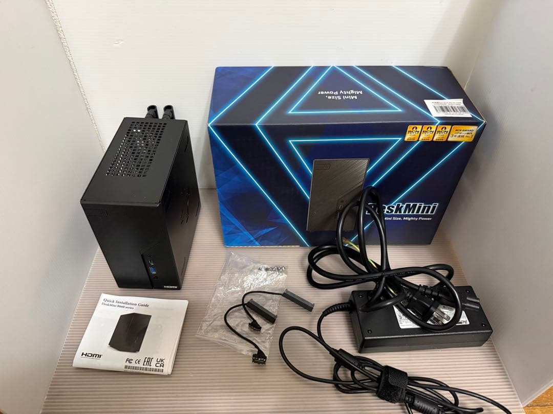 動作確認済 Deskmini B660 メモリ8GB,USB,Wi-Fi増設済