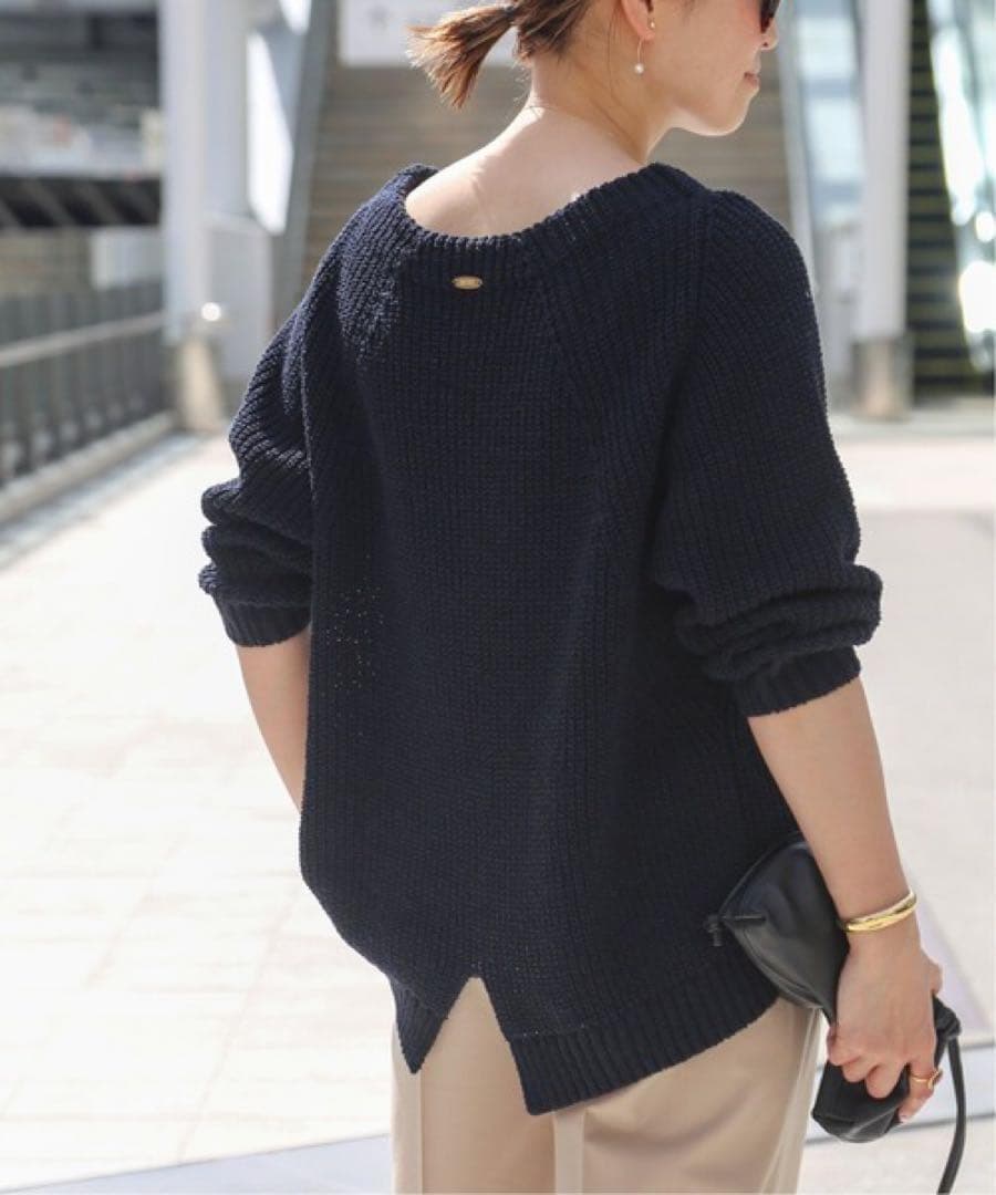 ドゥーズィエムクラス Lily Linen アゼ プルオーバー リネン シルク