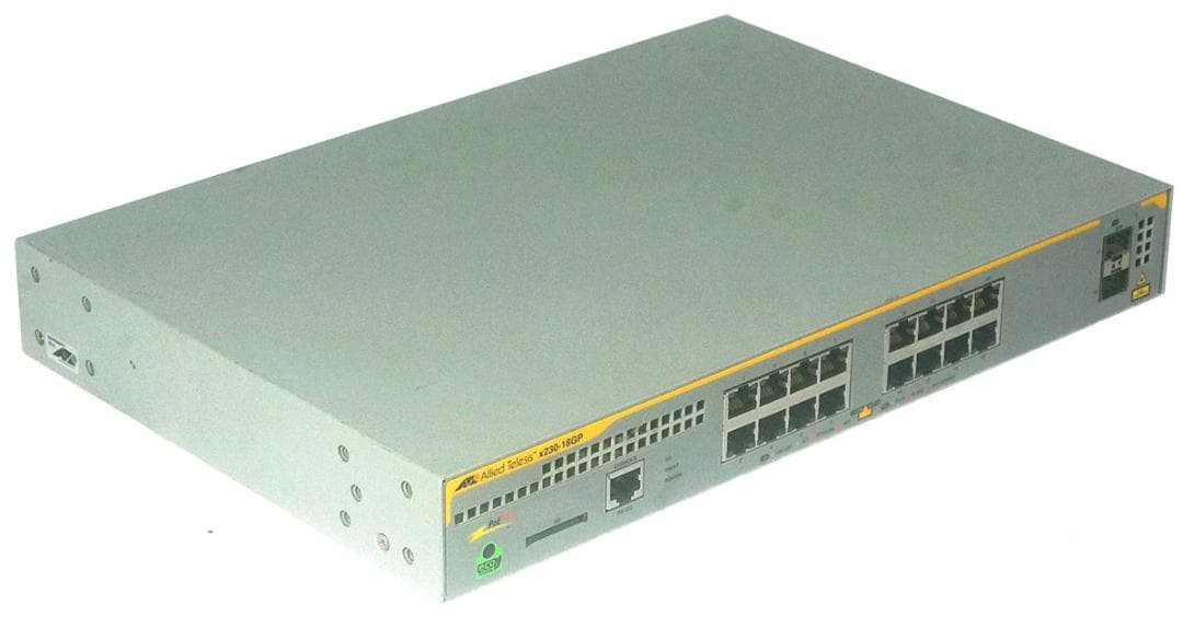 アライドテレシス x230-18GP PoE+スイッチ 防犯カメラ等に！