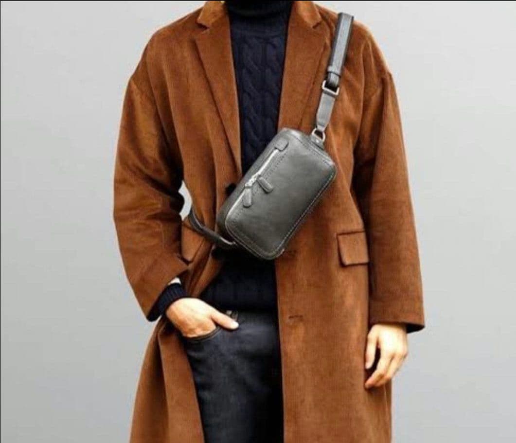 土屋鞄 トーンオイルヌメ ボディーバッグボディーポシェットボルドー