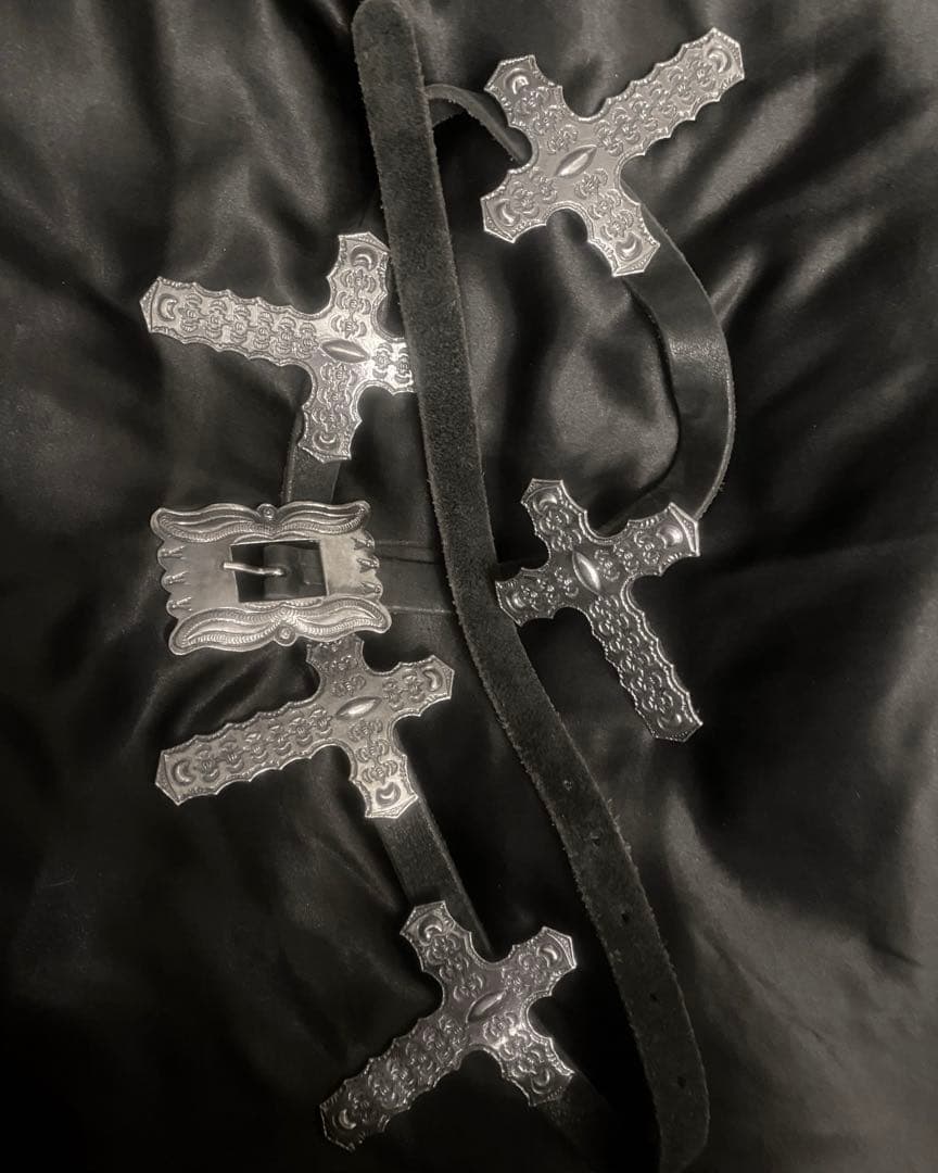 L.G.B ルグランブルー CONCHO×CROSS Belt 十字架 ベルト