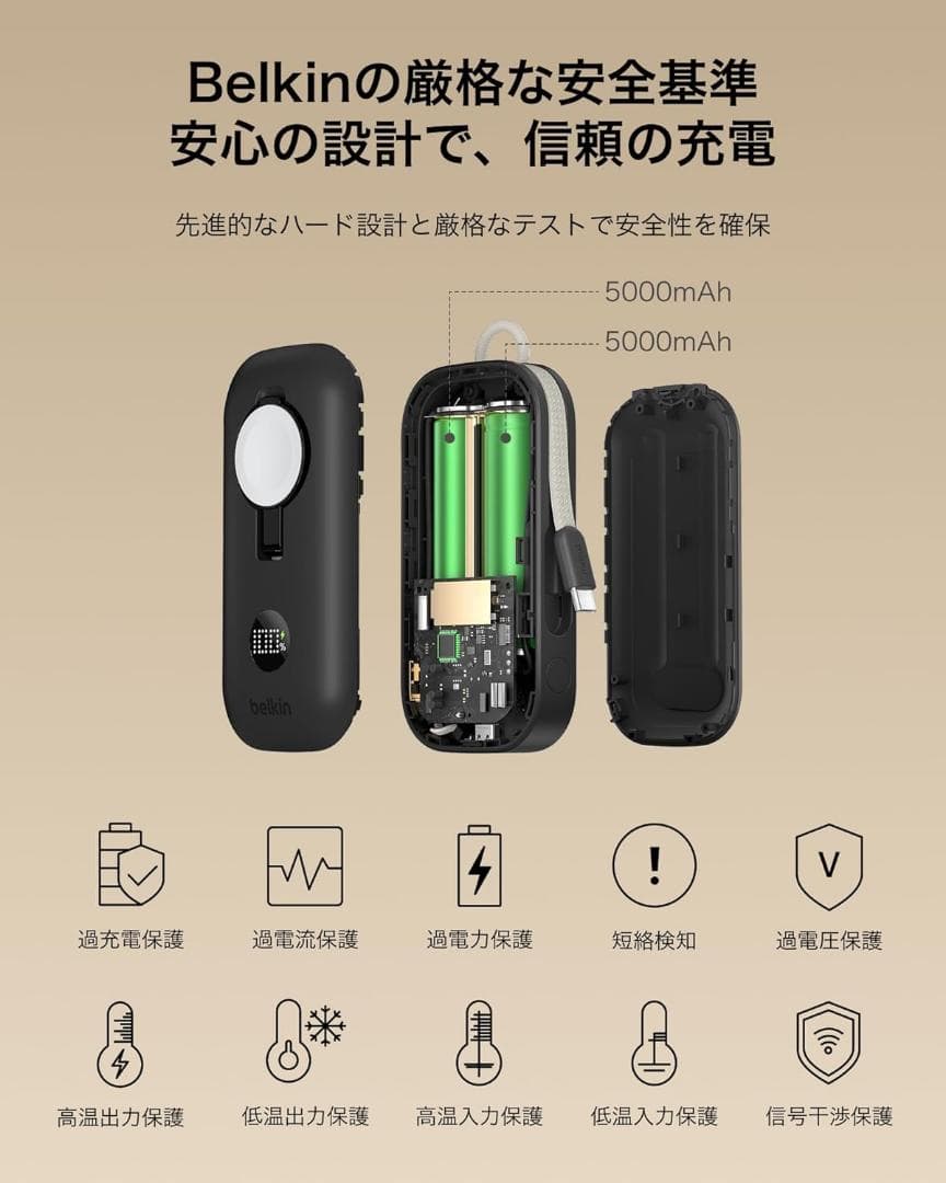 【新品未使用】 Belkin BoostCharge Pro 10000mAh