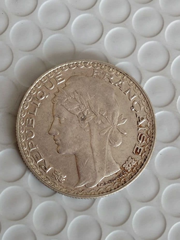 フランス 1931年 1ピアストル 銀貨