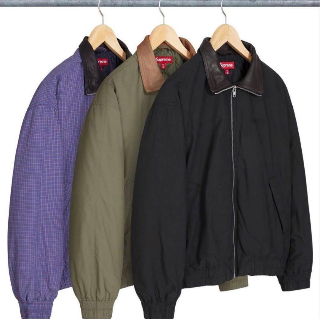 ボ*イ様 新品 Supreme Leather Collar Utility J