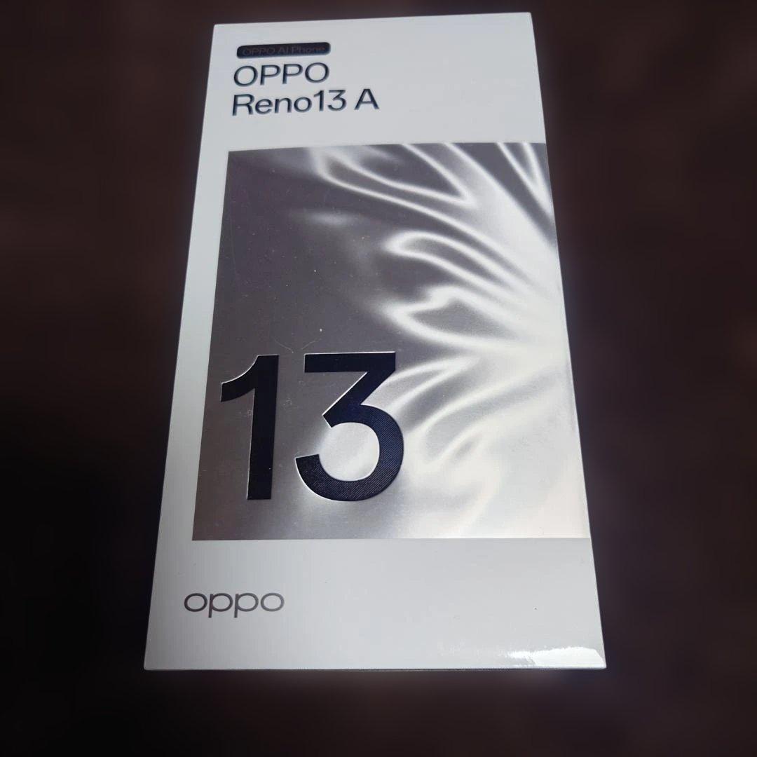開封済新品即発送IMEI両方⭕️ oppo reno 13a ルミナスネイビー