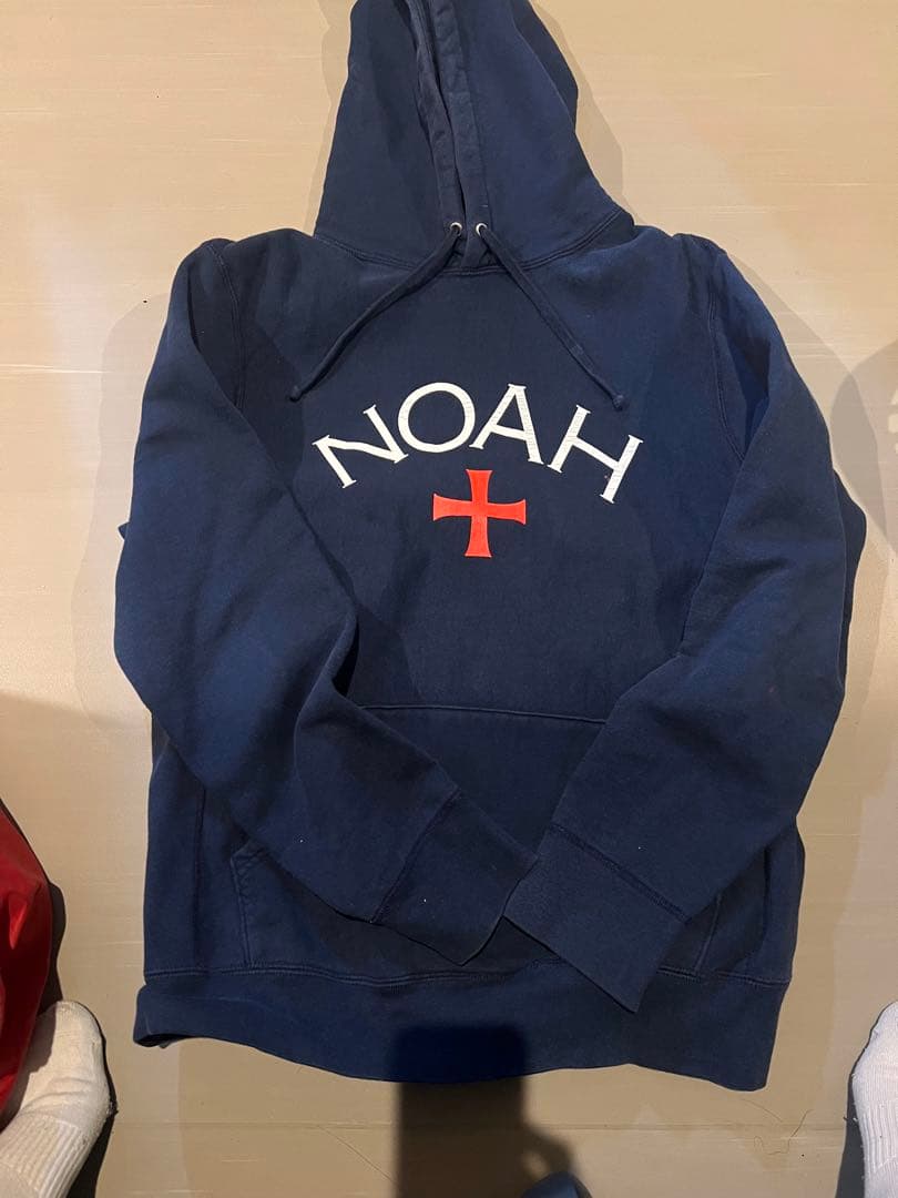 NOAH ネイビー パーカー Lサイズ