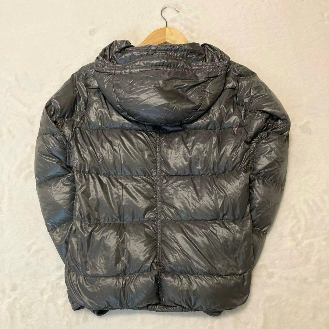 【美品】HERNO ヘルノ ライトダウンジャケット S 40細身グレー