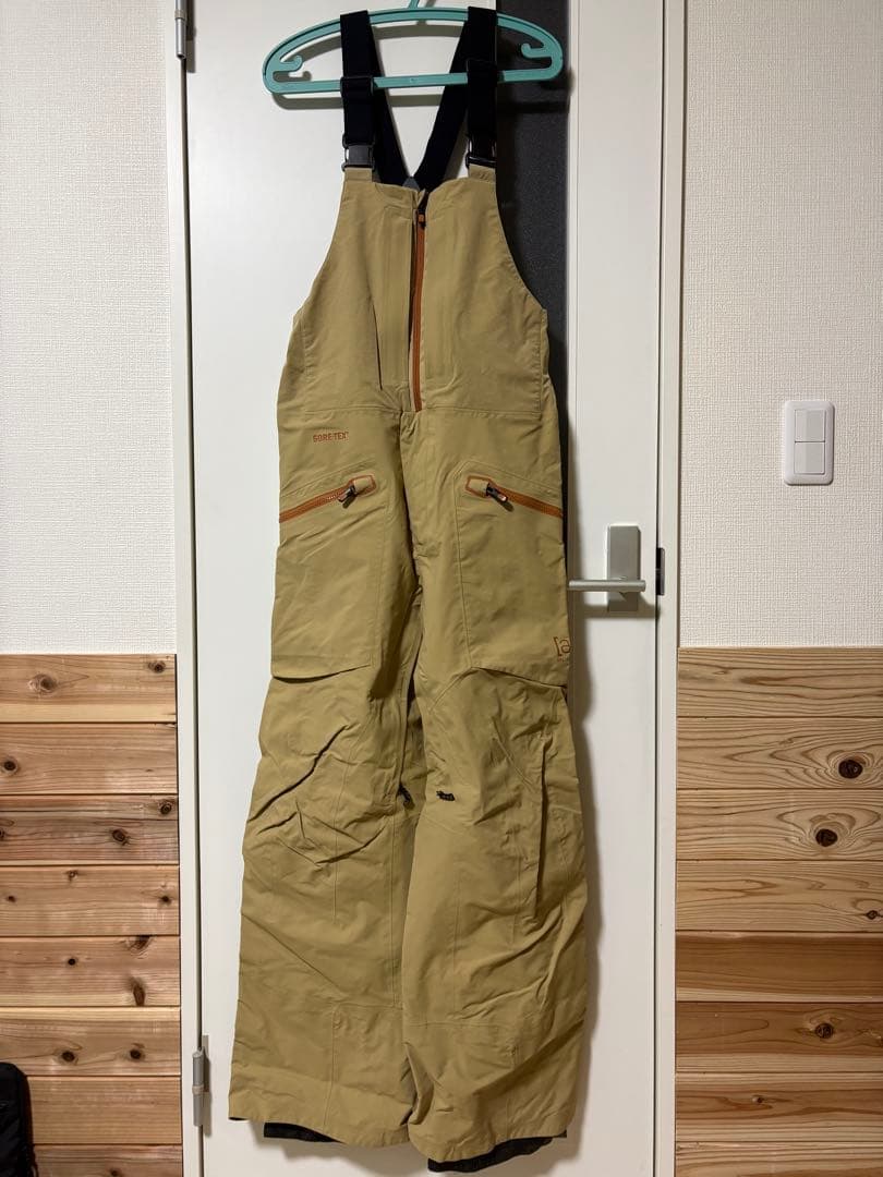 Burton ak GORE-TEX ベージュ スノーボード ビブパンツ