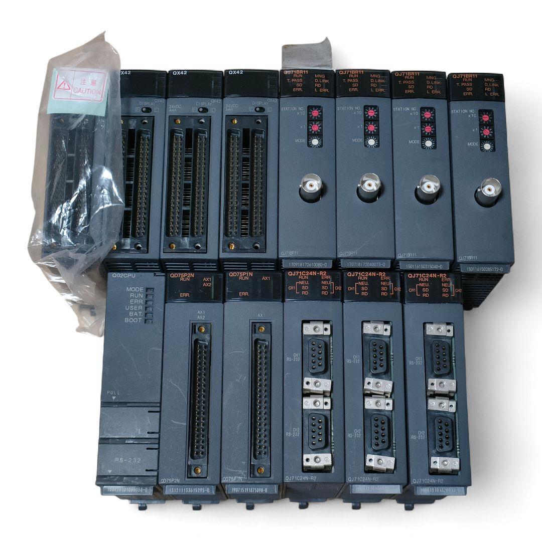 【三菱電機】シーケンサー Qシリーズ 電源CPU入出力 14ヶまとめ売り