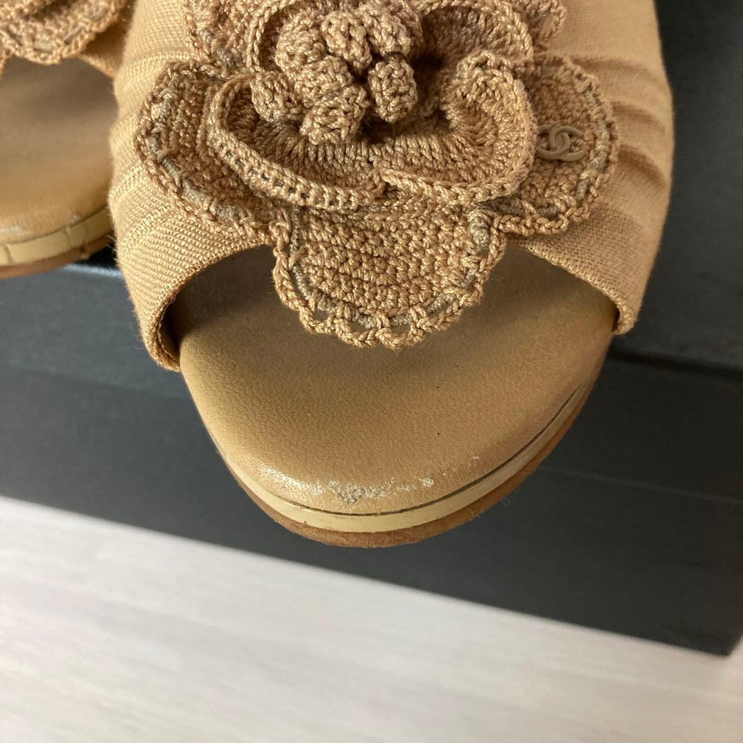 専用です！　シャネル　ミュールー　カメリア　ココマーク6 デパート購入　本体のみ