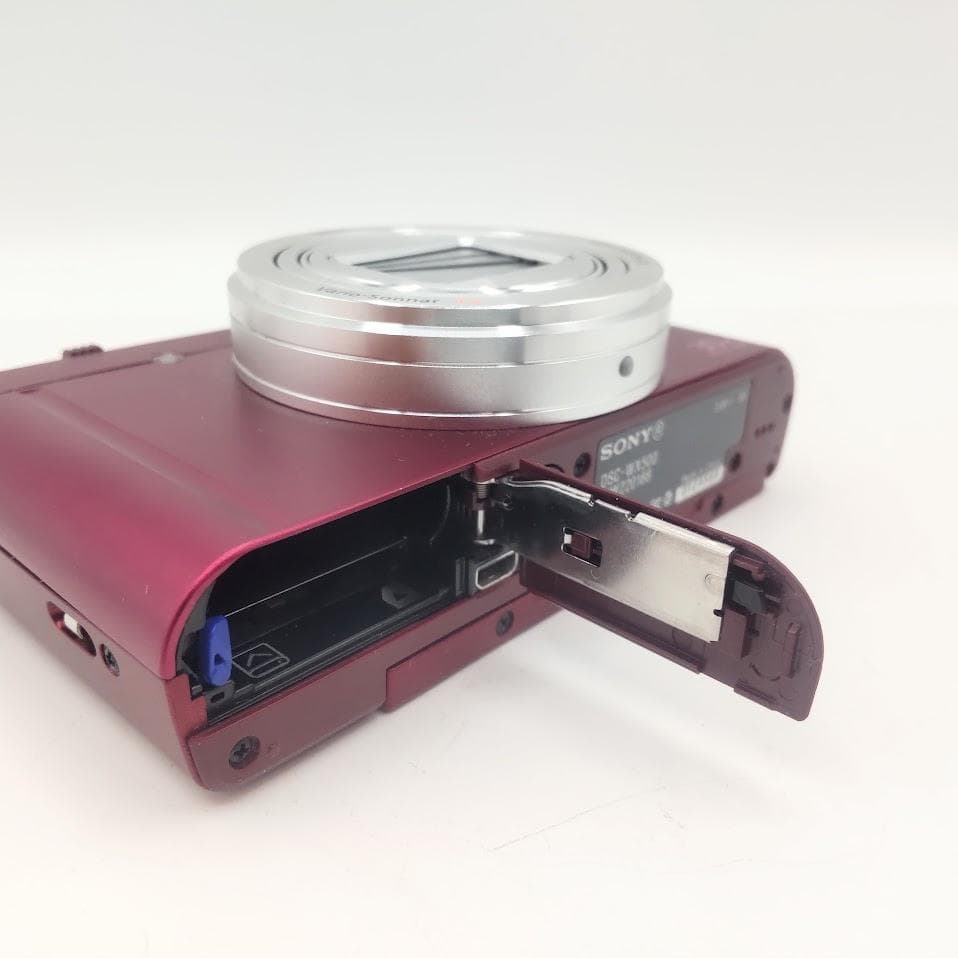 ★箱付 美品★ SONY ソニー DSC-WX500 デジカメ レッド 自撮り