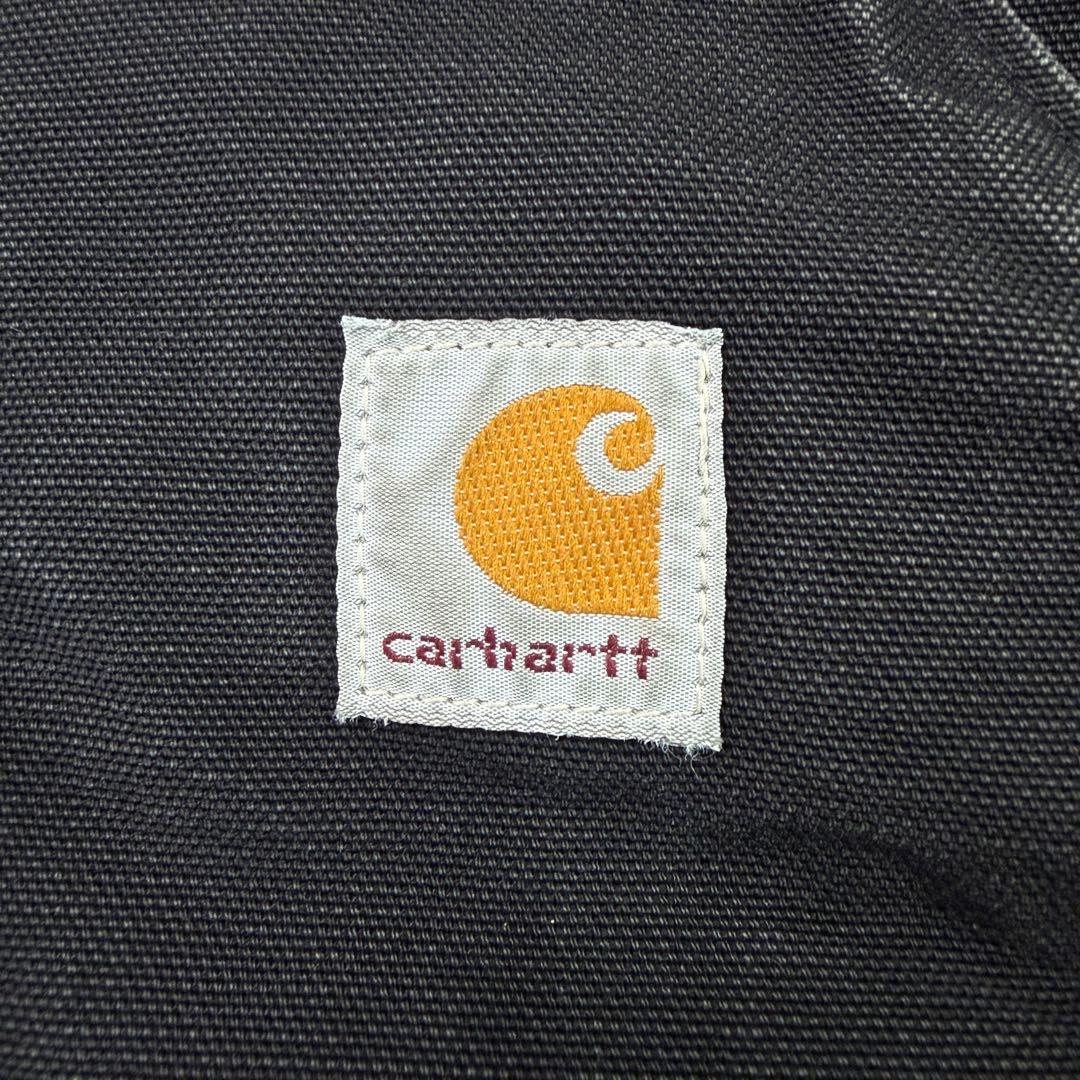 はく様カーハート【L】 USA製90s ダックベスト 腰ゴム フェード 雰囲気◎