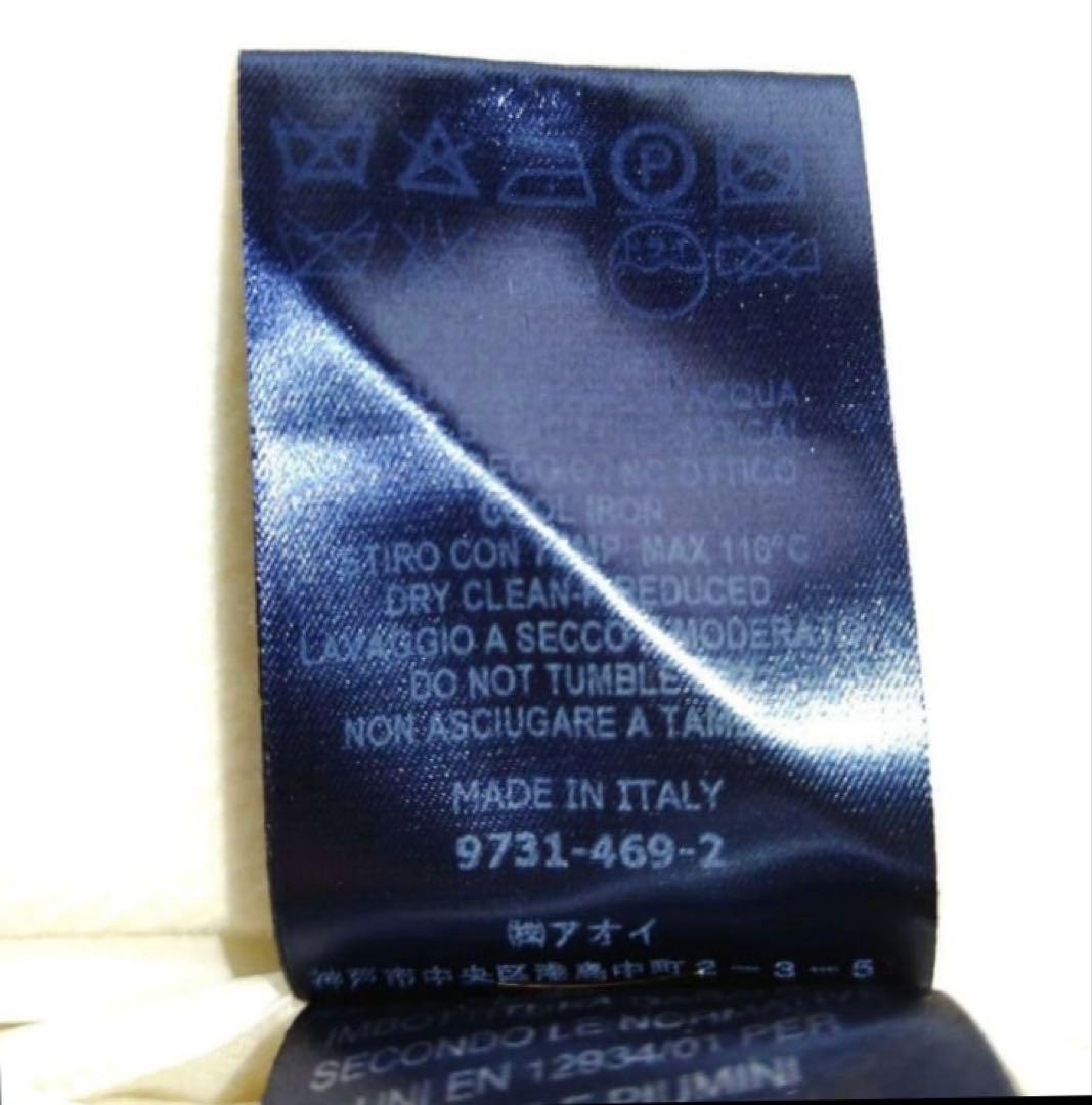 ヘルノ　ウール切り替え　ジップダウンコート