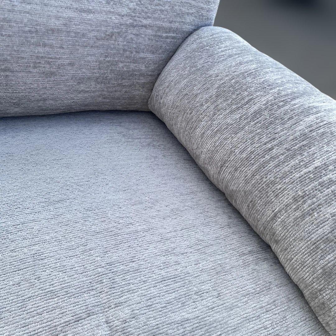 値下げしました　グレーのリクライニングソファ　ゆりかご　ロッキングチェア