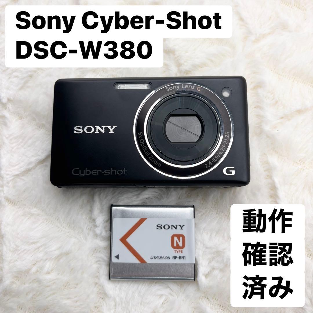 美品 Sony Cyber-Shot DSC-W380 動作確認済み ブラック
