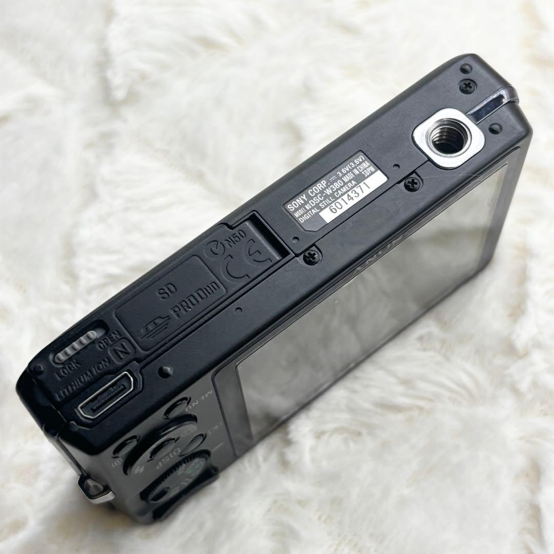 美品 Sony Cyber-Shot DSC-W380 動作確認済み ブラック