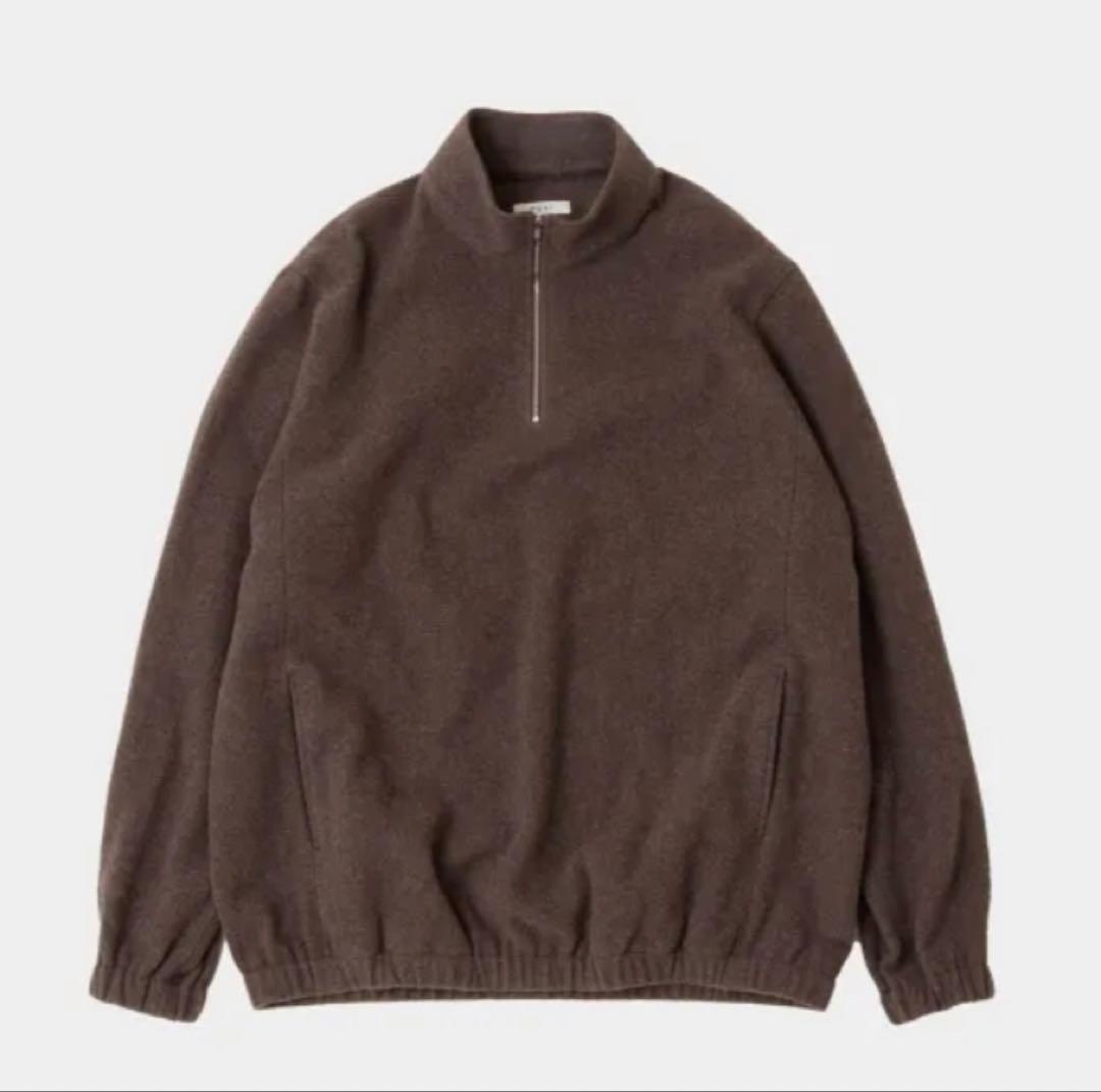 ジャケット・アウター FUJI BRUSHED WOOL PULLOVER Brown size6