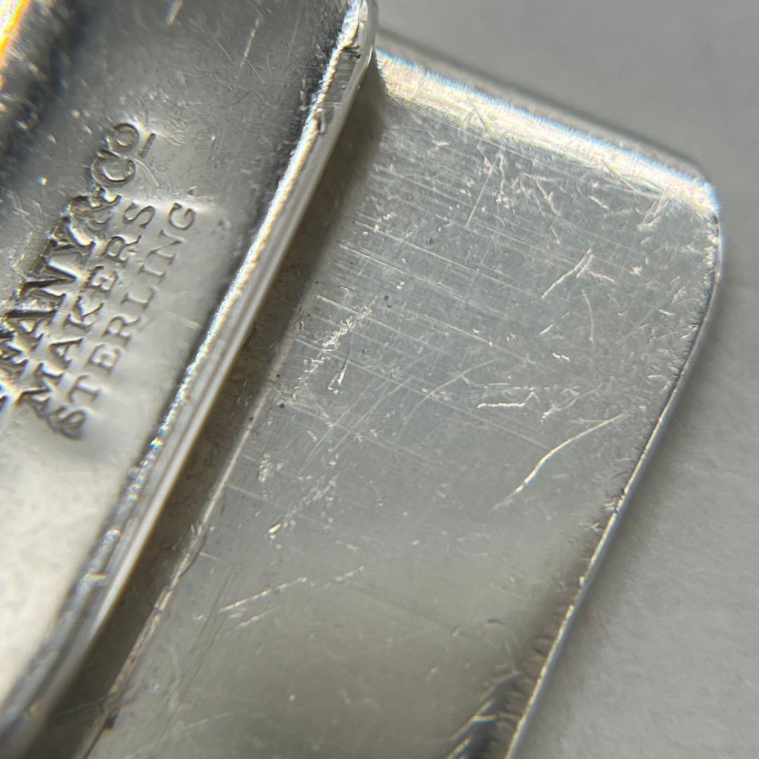 ティファニー TIFFANY メイカーズ クロコ型押しモチーフ マネークリップ