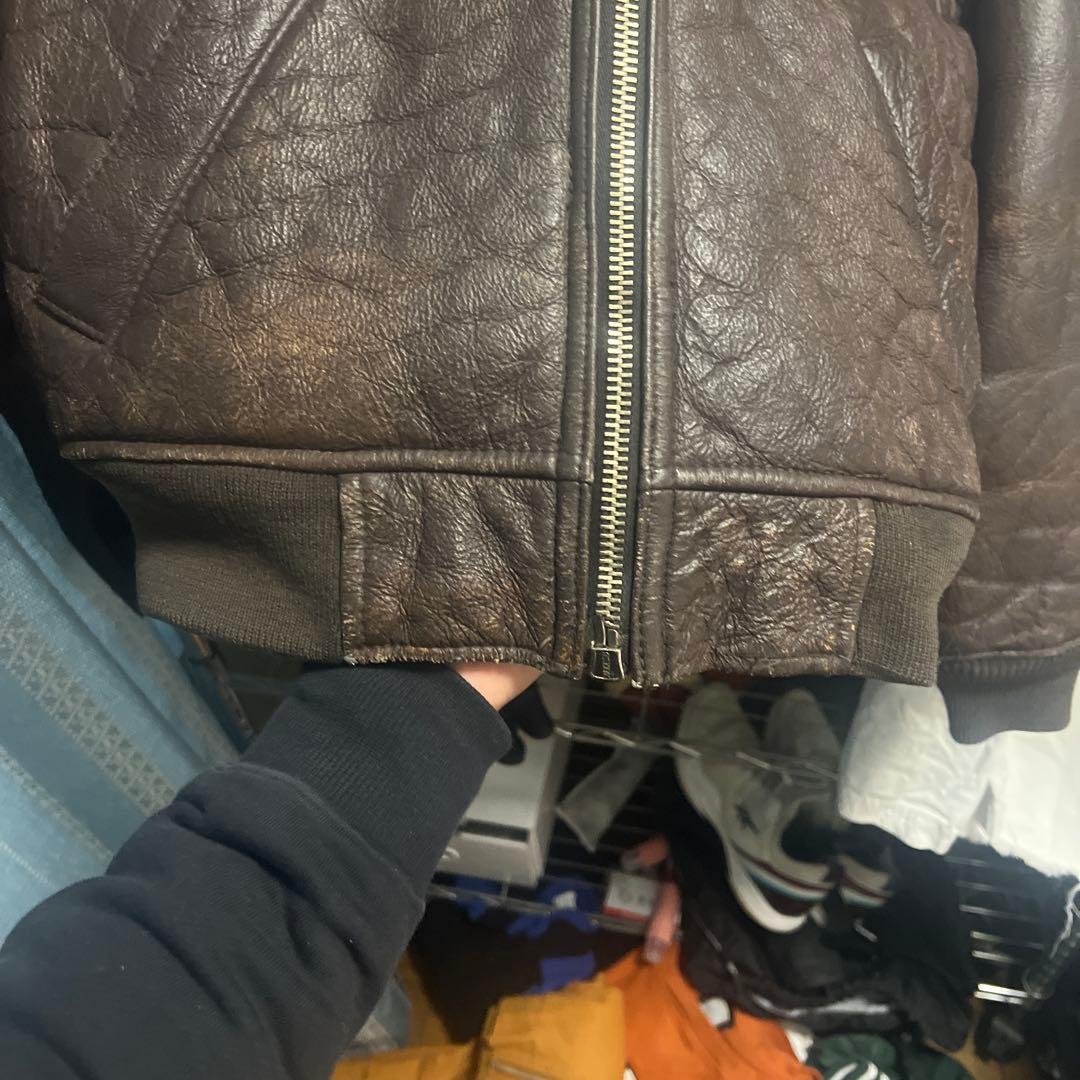 B-3 ムートンジャケット 本革