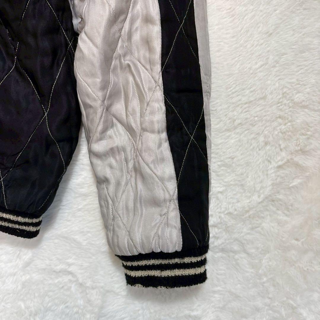 東洋　スカジャン　別珍　ベロア　リバーシブル　2004 短丈　港商商会　ドクロ